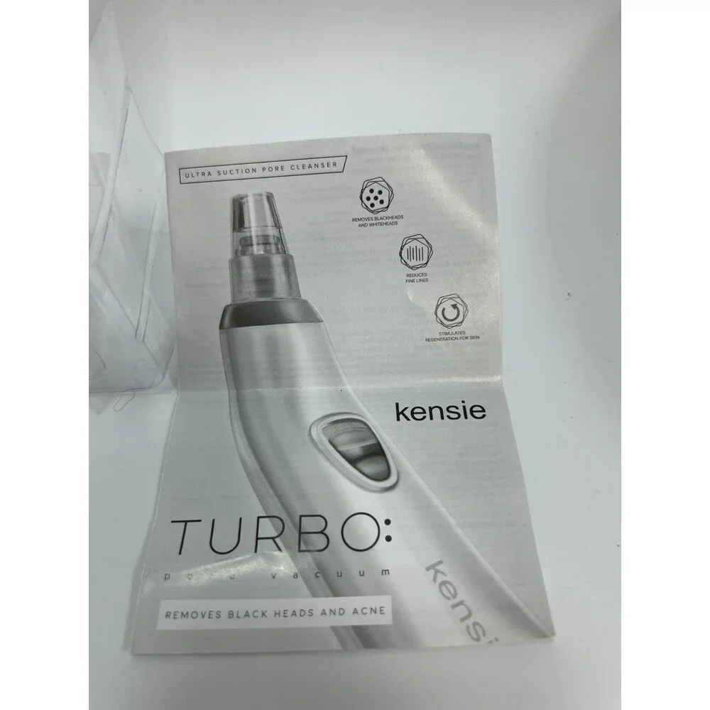 Kensie Turbo Pore Vacuum Blackhead Remover Facial Acne Cleanser Rose Gold